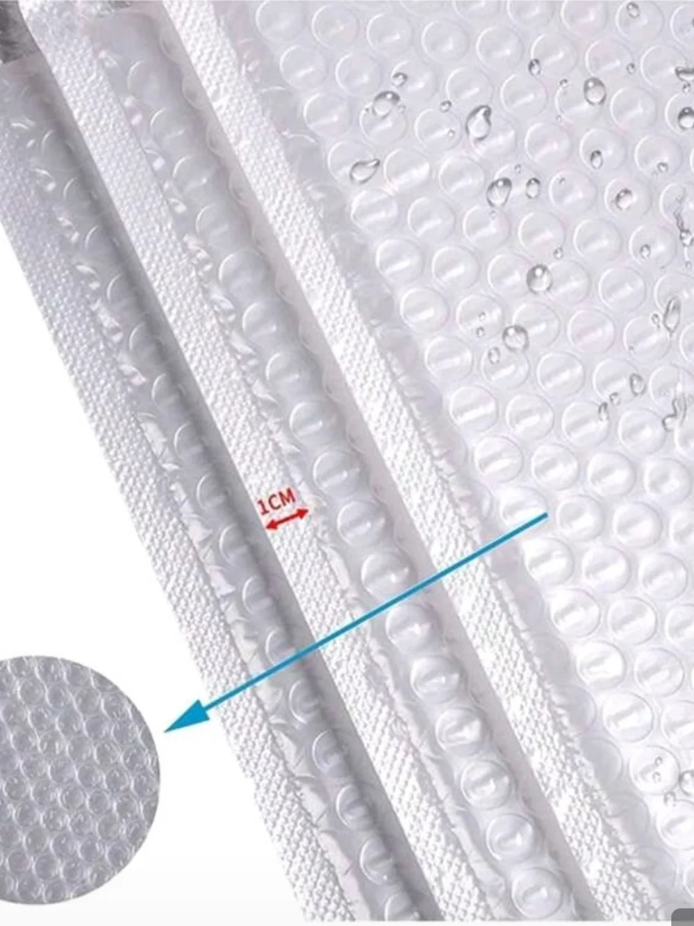 10/7$ White Bubble Mailer with Peel & Seal Adhesive - Home Party Supplies